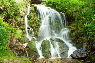 fairytale waterfall in the black forest Germany Feldberg
