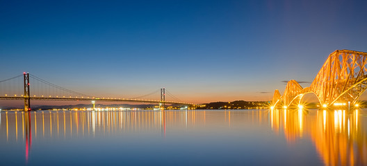 Two bridges over the Firth of Forth