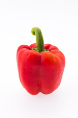 Red peppers isolated on white background