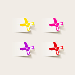 realistic design element: scissors