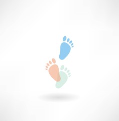 human footprints icon