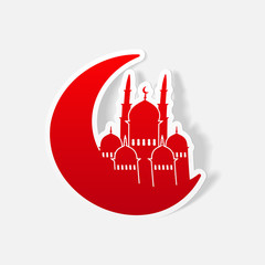 realistic design element: mosque