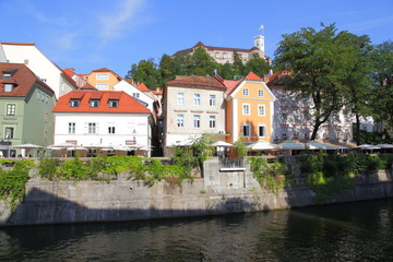 Naklejka na ściany i meble Ljubljana (Sommer 2014)