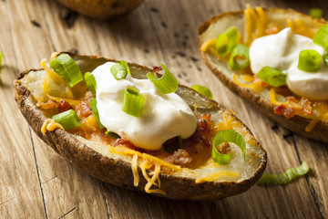 Homemade Potato Skins with Bacon