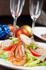 Tasty shrimp salad