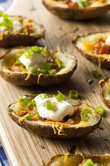 Homemade Potato Skins with Bacon