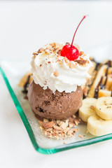 Waffle ice cream