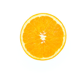 Orange isolated on white
