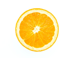 Orange isolated on white