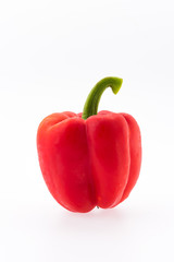 Red peppers isolated on white background