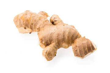 Ginger isolated on white