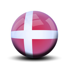 Drapeau en bulle : Danemark