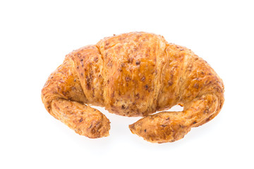 Croissant isolated on white