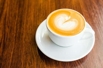 Latte coffee