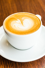 Latte coffee