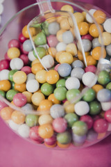 Obraz premium Colored party candy baby shower