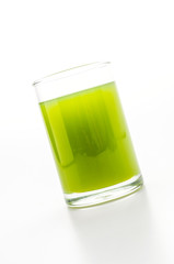Kiwi juice glass