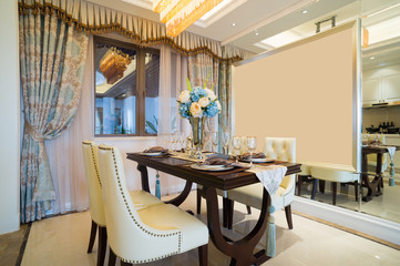 luxury dining room