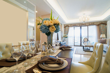 luxury dining room