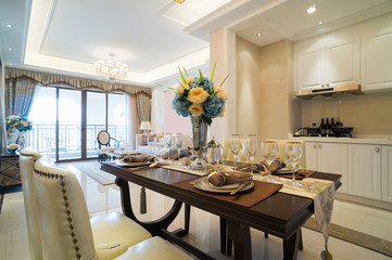 luxury dining room