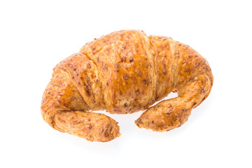 Croissant isolated on white