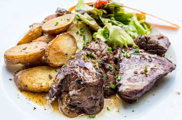 juicy steak beef