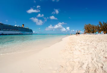 Fotobehang Spectacular beach in Turks and Caicos, Caribbean © jovannig