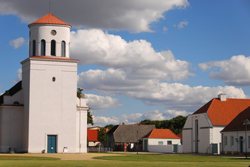 Fototapeta premium Die Schinkelkirche in Neuhardenberg