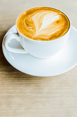 Latte coffee