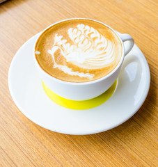 Latte coffee