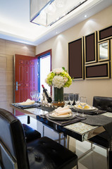modern dining room