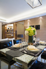 modern dining room