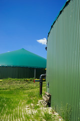 Biogas - Gärbehälter, Bildausschnitt