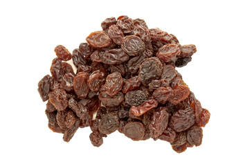 raisins isolated on white background