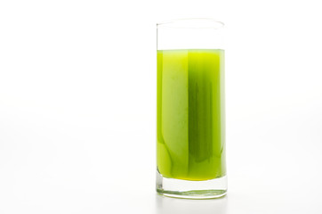 Kiwi juice glass