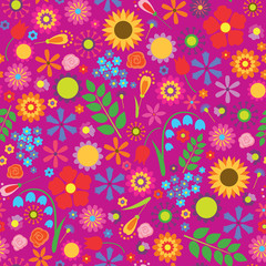 Floral seamless pattern