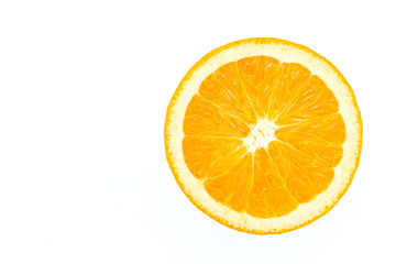Orange isolated on white