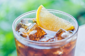 Cola lemon glass