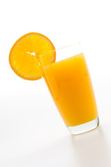 Orange juice glass