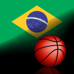 Brazilian basket ball, vector