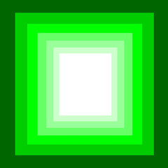multilayer green square