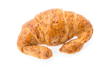 Croissant isolated on white