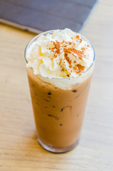 Iced coffee mocha