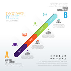 Progress Meter Infographic