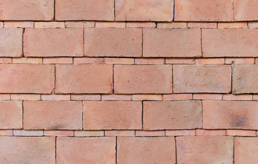Red brick wall background