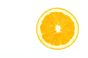 Orange isolated on white