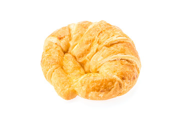 Croissant isolated on white