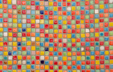 Mosaic tiles of Colorful  for background