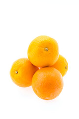 Orange isolated on white