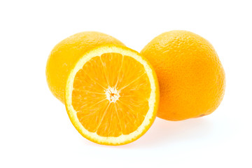 Orange isolated on white
